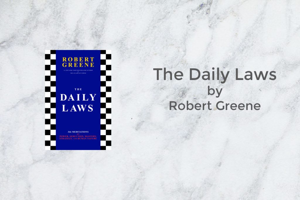 The Daily Laws by Robert Greene featured